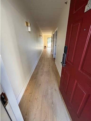 Completed residential luxury vinyl plank flooring repair